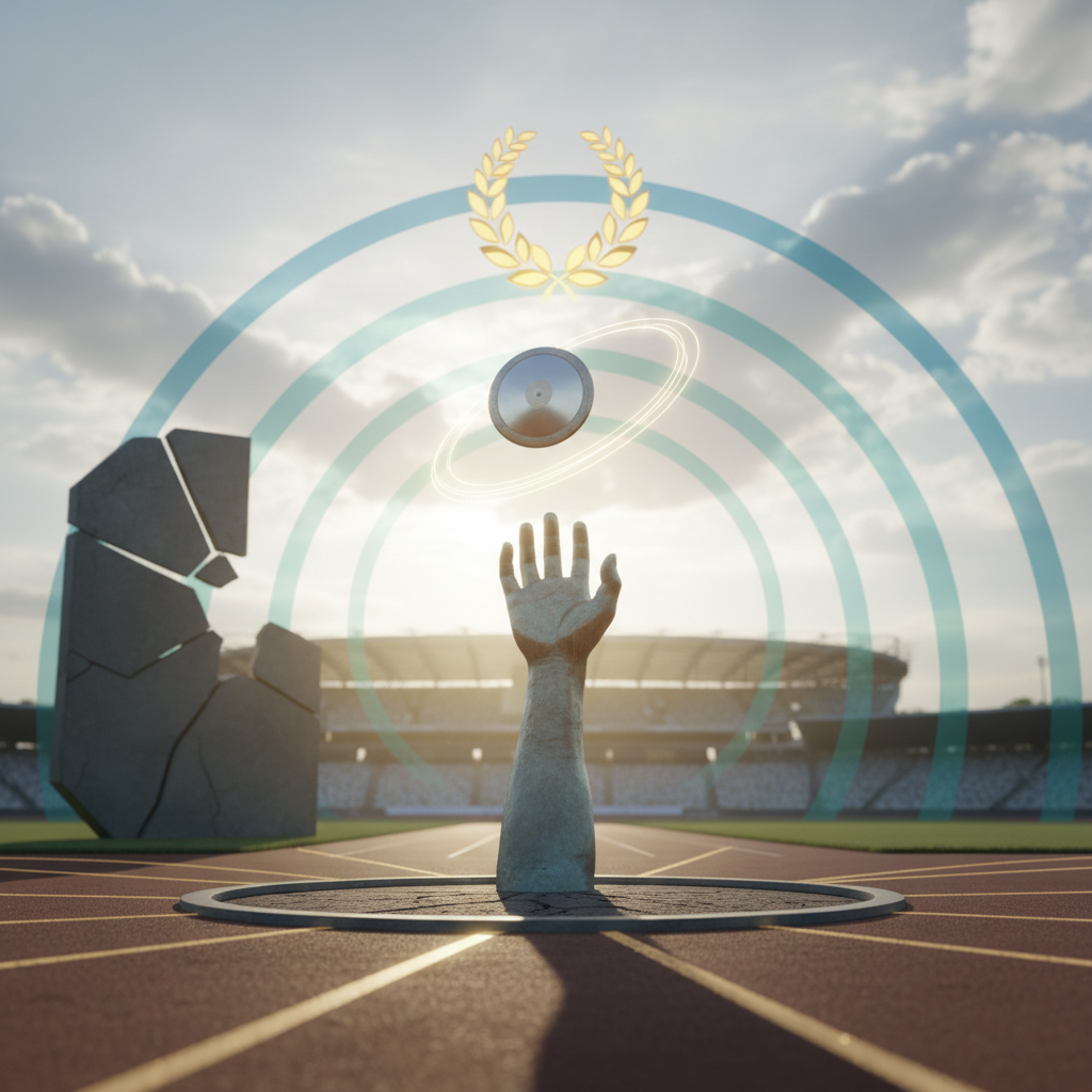 M. Alekna galingu metimu pagerino asmeninį rekordą