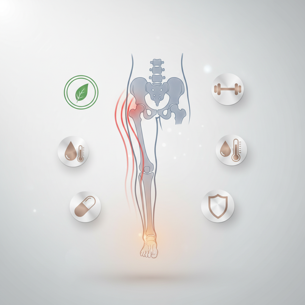 Klubo skausmas, plintantis į koją: priežastys ir gydymas